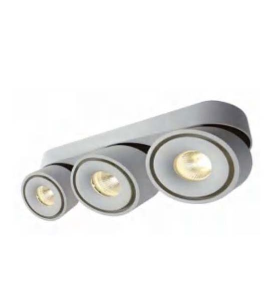 Aplique LED 36W Alumínio Redondo