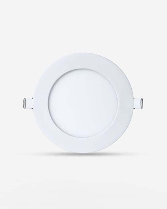 Painel Encastrar Redondo 18W Aro Branco